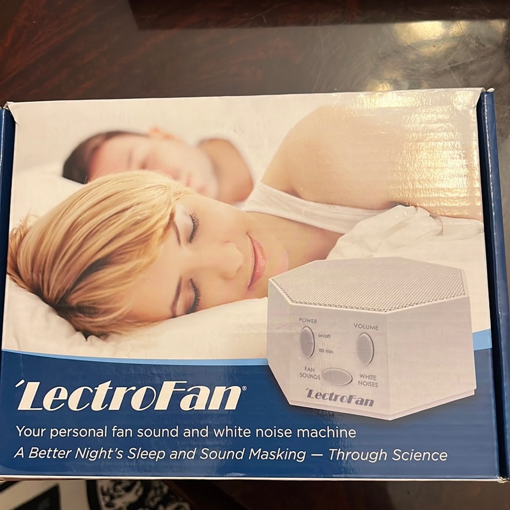 LectroFan. Personal fan and white noise manchine.